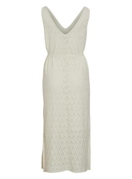 Abito Vila Vimalina beige per donna