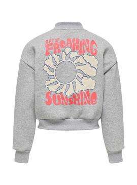 Bomber solo per bambini Koglovely grigio per ragazze
