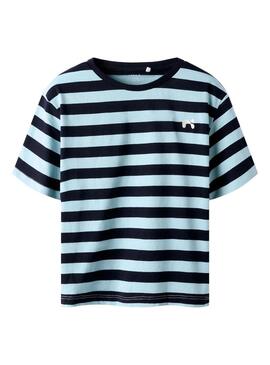 Maglietta Name It Fridy regular blu per bambina