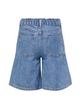 Pantaloncini solo per bambini Kogcomet Wide Long in denim per ragazze