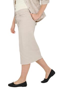 Gonna Only Kids Kogelsa Midi Crochet beige bambina.