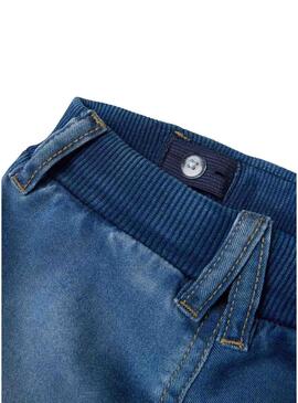Bermuda Name It Ben Baggy in denim blu per bambina