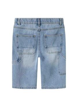  Bermuda Name It Ryan in denim blu per bambino