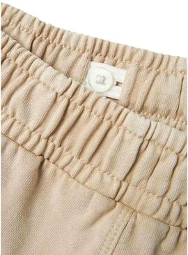 Bermuda Name It Folder Regular beige per bambino