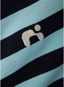 Maglietta Name It Fridy a righe blu per bambino