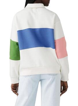 Felpa Levis Rugby multicolore per donna