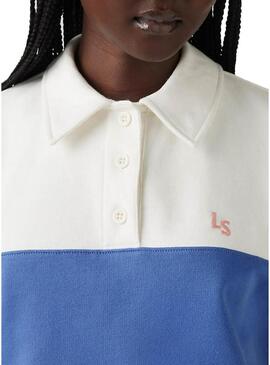 Felpa Levis Rugby multicolore per donna