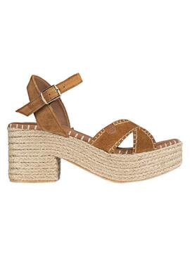 Sandali Popa Clifton marrone per donna
