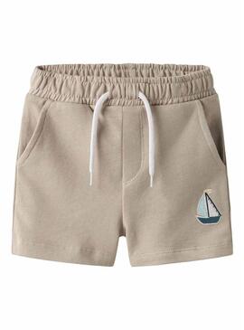   Bermuda Name It Fritzo regolare beige per bambino.