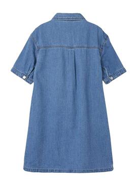 Abito Name It Jannet denim blu per ragazza