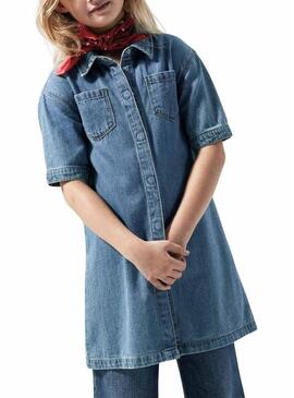 Abito Name It Jannet denim blu per ragazza
