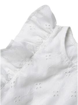 Abito Name It viola bianco per ragazza.