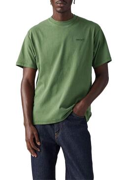 Maglietta Levi's Red Tab verde per uomo