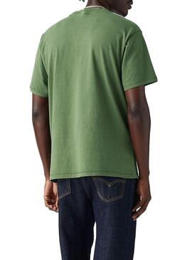 Maglietta Levi's Red Tab verde per uomo
