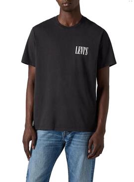 Maglietta Levis Relaxed nera per uomo