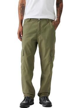 Pantaloni Levis 568 Cargo verde per uomo