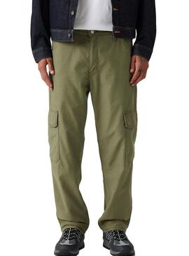 Pantaloni Levis 568 Cargo verde per uomo