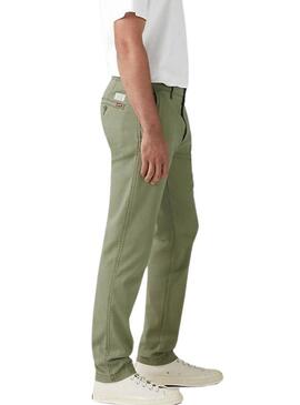 Pantaloni Levis Chino verdi per uomo