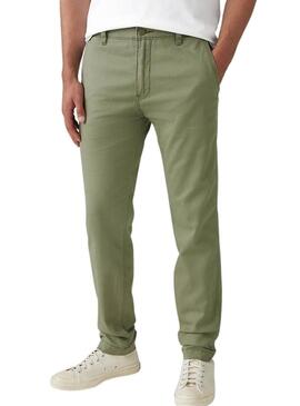Pantaloni Levis Chino verdi per uomo