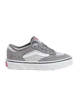 Scarpe Vans Rowley Classic grigie per bambino e bambina