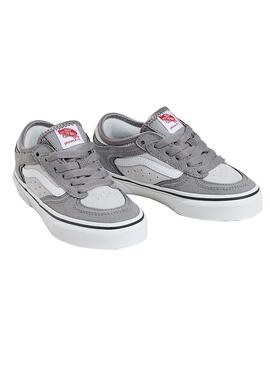 Scarpe Vans Rowley Classic grigie per bambino e bambina
