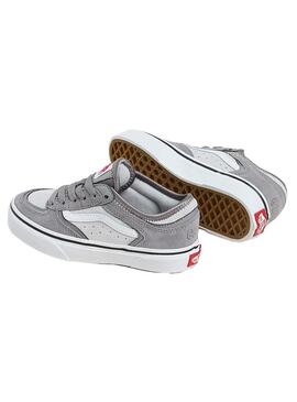 Scarpe Vans Rowley Classic grigie per bambino e bambina