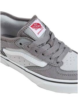Scarpe Vans Rowley Classic grigie per bambino e bambina