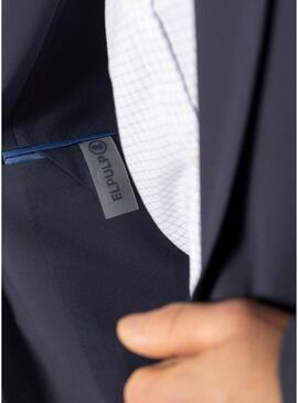 Blazer ultraleggero blu navy da uomo El Pulpo