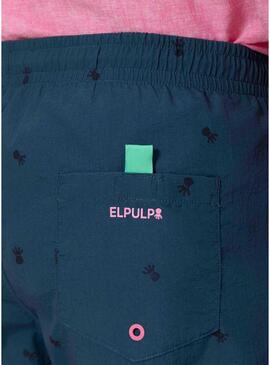 Costume da bagno El Pulpo blu navy per uomo