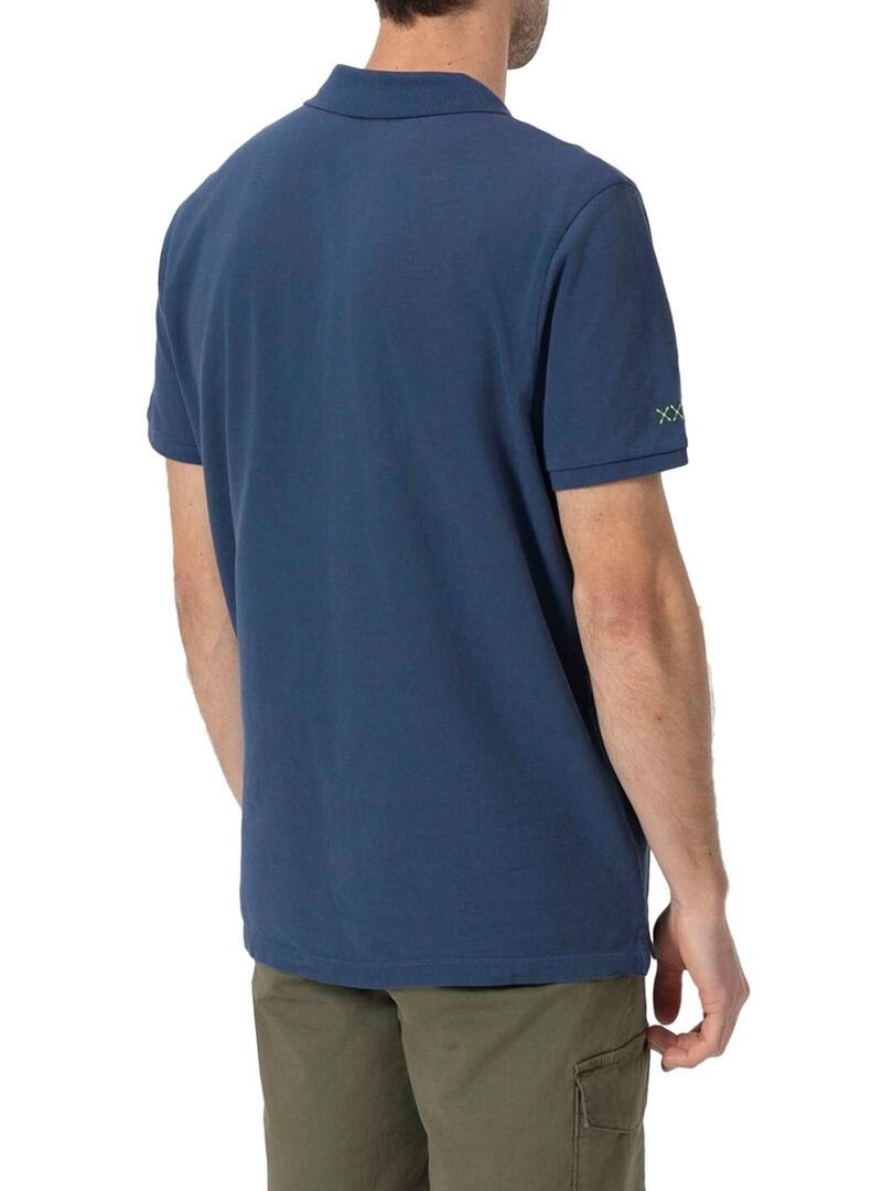 Polo El Pulpobasic blu scuro per uomo