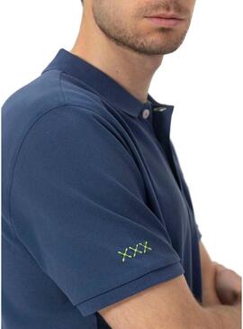 Polo El Pulpobasic blu scuro per uomo