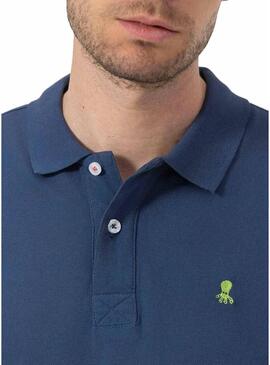 Polo El Pulpobasic blu scuro per uomo