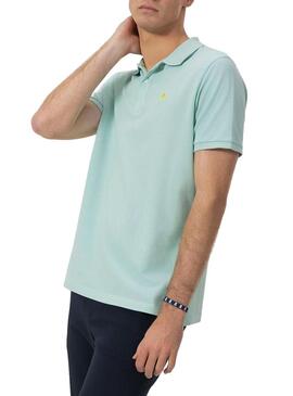 Polo El Pulpo basic turchese per uomo