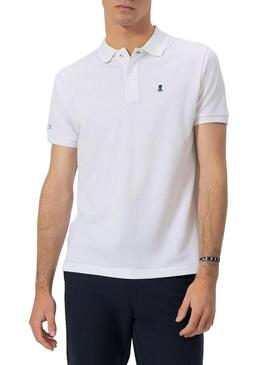 Polo El Pulpo basic bianco per uomo