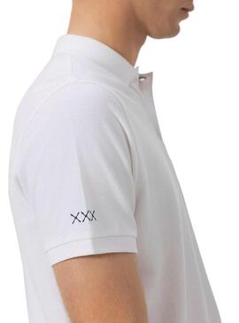 Polo El Pulpo basic bianco per uomo