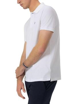 Polo El Pulpo basic bianco per uomo