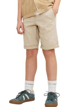 Bermuda Jack and Jones David Chino beige per bambino