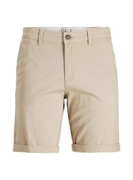 Bermuda Jack and Jones David Chino beige per bambino