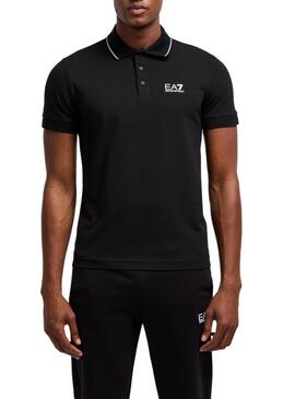 Polo Emporio Armani EA7 nero per uomo