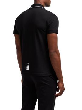 Polo Emporio Armani EA7 nero per uomo