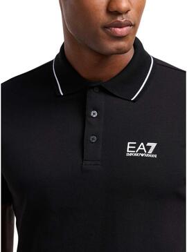 Polo Emporio Armani EA7 nero per uomo