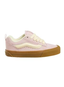 Sneakers Vans Knu Skool rosa per donna