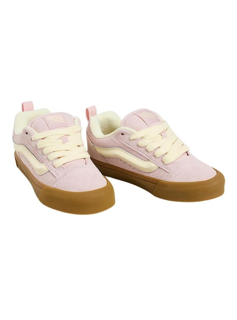 Sneakers Vans Knu Skool rosa per donna