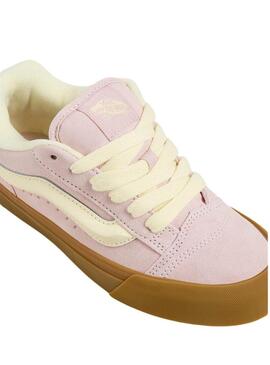 Sneakers Vans Knu Skool rosa per donna