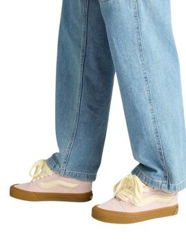 Sneakers Vans Knu Skool rosa per donna