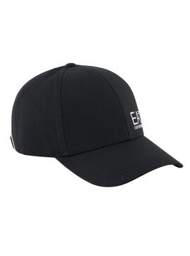 Berretto Emporio Armani EA7 Core nero e bianco per uomo
