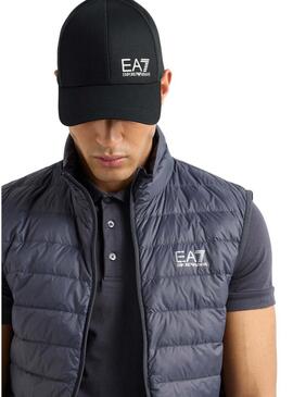 Berretto Emporio Armani EA7 Core nero e bianco per uomo