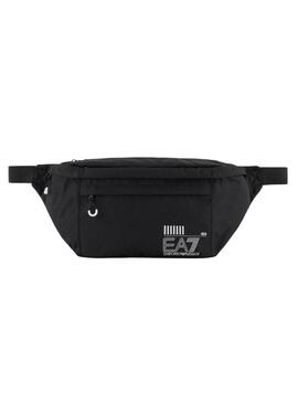 Fondina Emporio Armani EA7 grande nera per uomo.