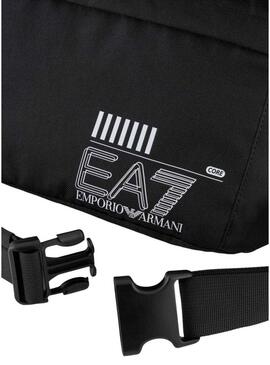 Fondina Emporio Armani EA7 grande nera per uomo.