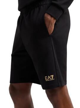 Nero Bermuda Emporio Armani EA7 Core Identity per uomo